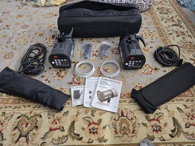 Set Of Elinchrom Ranger Bx 500 Ri With Cords And Accessories.