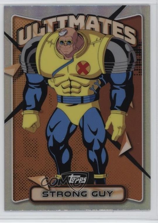 2025 Topps Finest X-Men '97 Common Bronze Refractor Strong Guy #15 4et