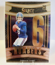 2025 Panini Select - Select Numbers Jaxson Dart #16 (RC)
