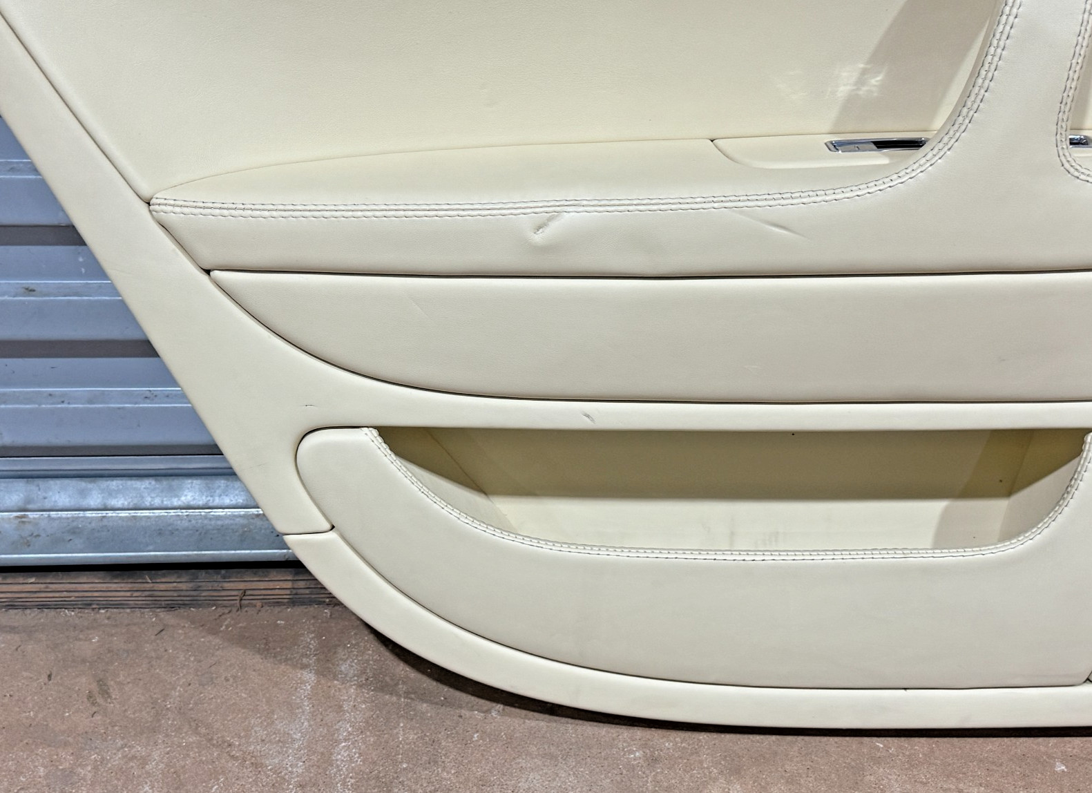 06-12 Bentley Continental Flying Spur Rear Left Door Panel Trim PO43 OEM