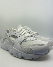 654275-110 GS Size 4.5 Youth Nike Huarache Run White/White-Pure Platinum-NIB