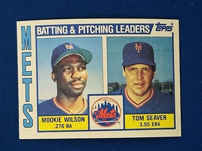 1984 TOPPS #246 NY METS TEAM CARD NM-MT OR BETTER SEAVER/HERNANDEZ/ STRAWBERRY
