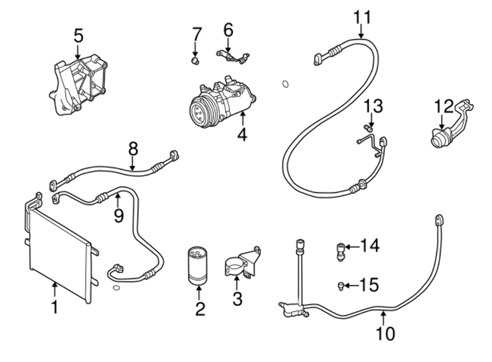 Nuevo Genuino BMW Secador Condensador Presión Hos (1999-2006) OE 64536904013 Foto 3 de 4