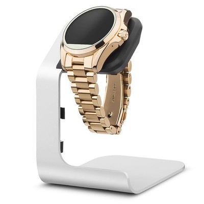 Tranesca Aluminum Watch Stand for Multiple Brand smartwatches, Silver Grey
