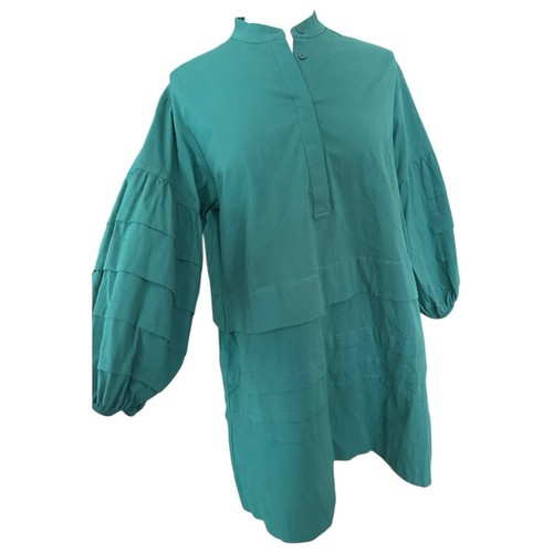 Tuckernuck Pomander Place Dress Womens Medium Palm Green Chelsea Long Sleeve - Picture 15 of 21