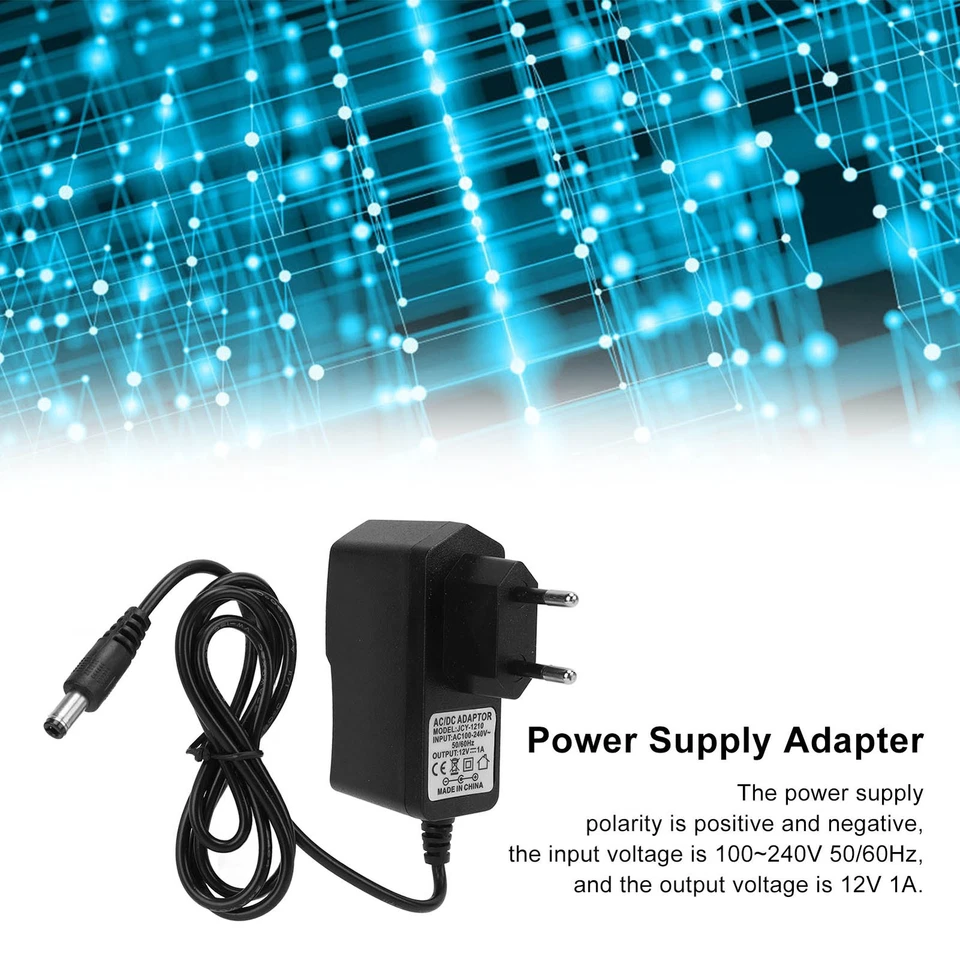 12V 1A Netzteil Überwachung Ersatznetzteil Adapter 100 ~ 240V - Bild 2 von 4