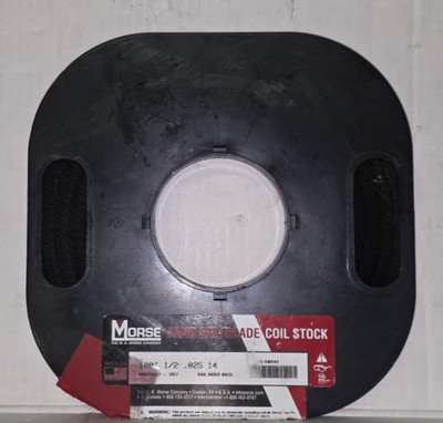 MORSE Band Saw Blade 1/2 in x 100 ft, 14, 0.025 in Thick, 100 ft Hard Back