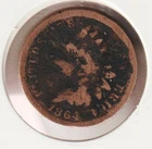 US Rare Old West 1864 Indian Head Penny Coin Collection Civil War Shield Cent 🔥