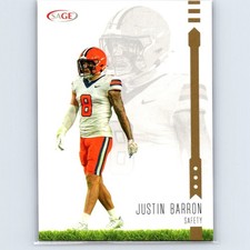 2025 SAGE - Justin Barron #61 - Gold - Syracuse Orange