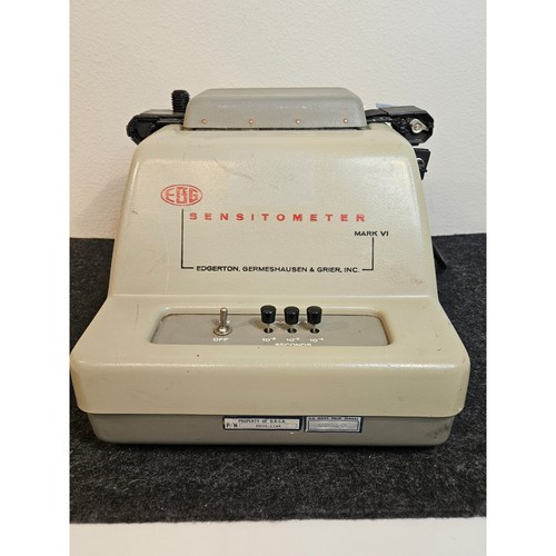 EG&G Sensitometer Mark VI Edgerton Germeshausen Grier DASA US Govt Property P/N