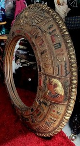 Large Egyptian Toscano Temple of Luxor Mirror 