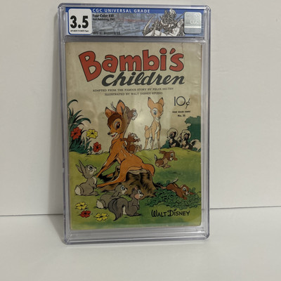 Walt Disney's Comics and Stories Bambi 1943 ( Four Color # 30) Graded