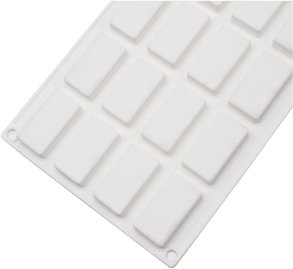20 Cavity Rectangle Silicone Mold I_11.8 X6.8 X0.48 inch, as photos 