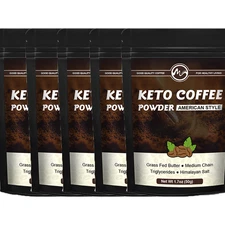 Keto Coffee Powder Instant Coffee Weight Loss Appetite Suppressant Low-carb 50g