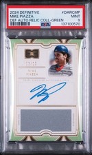 2024 TOPPS DEFINITIVE DEF AUTO RELIC COLL. GREEN #DARCMP MIKE PIAZZA /10 PSA 9