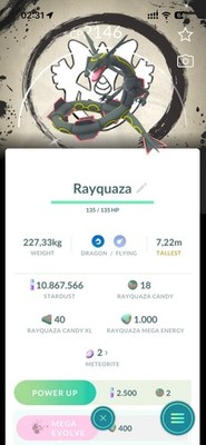 Pokémon Go - Shiny Rayquaza Special Background Go Fest 2026 - PTC/ Trade/ Lucky