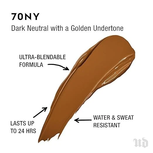 Corretivo Urban Decay Stay Naked 70 NY • Cobertura total 24 horas • Vegano • Novo - Imagem 2 de 4