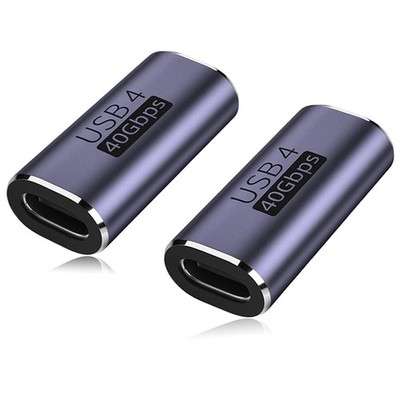 AuviPal USB C Coupler (2 Pack), USB Type C Female to Female Adapter Extender ...