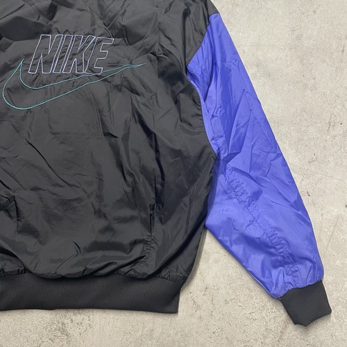 Vintage Nike Full Zip Bomber Windbreaker Jacket Size Medium 90s Spell Out - Picture 18 of 24
