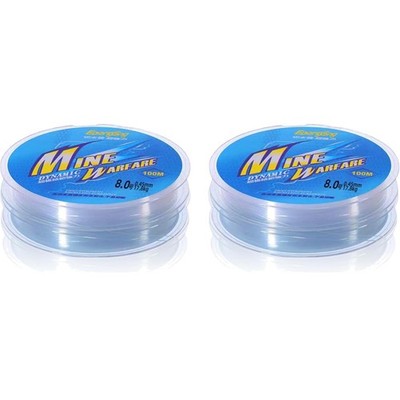 Angelschnur Nylon 100M transparent reißfest Angel Fishing line extra stark