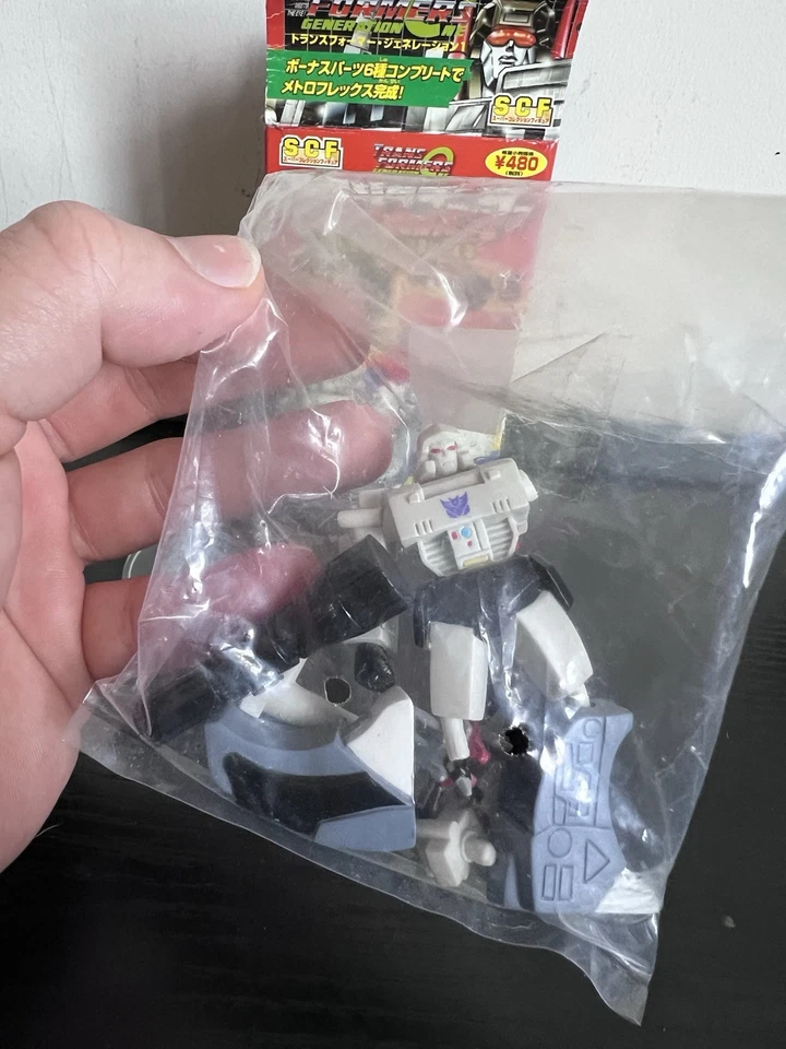 Figura de acción Transformers SCF PVC Plastic Act 4 MEGATRON CHASE COLOR con caja Foto 2 de 4