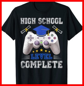 High School Level Complete Class Of 21 Graduation Gift T Shirt Ebay