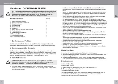 ProfiPatch Set LSA-Anlegewerkzeug Auflegewerkzeug + Netzwerktester Kabeltester - Afbeelding 8 van 12