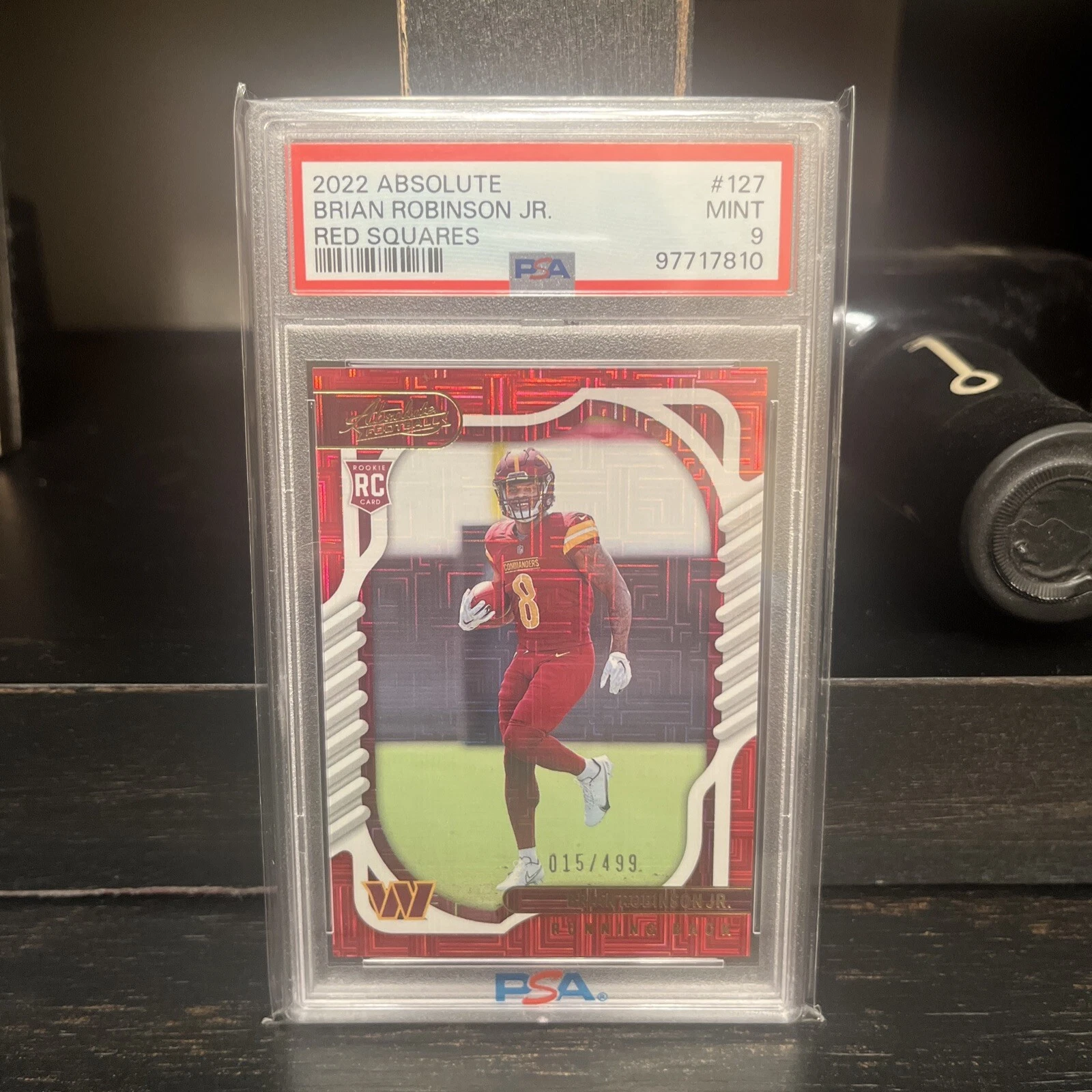 Brian Robinson Jr. Panini Absolute #127 Red Squares