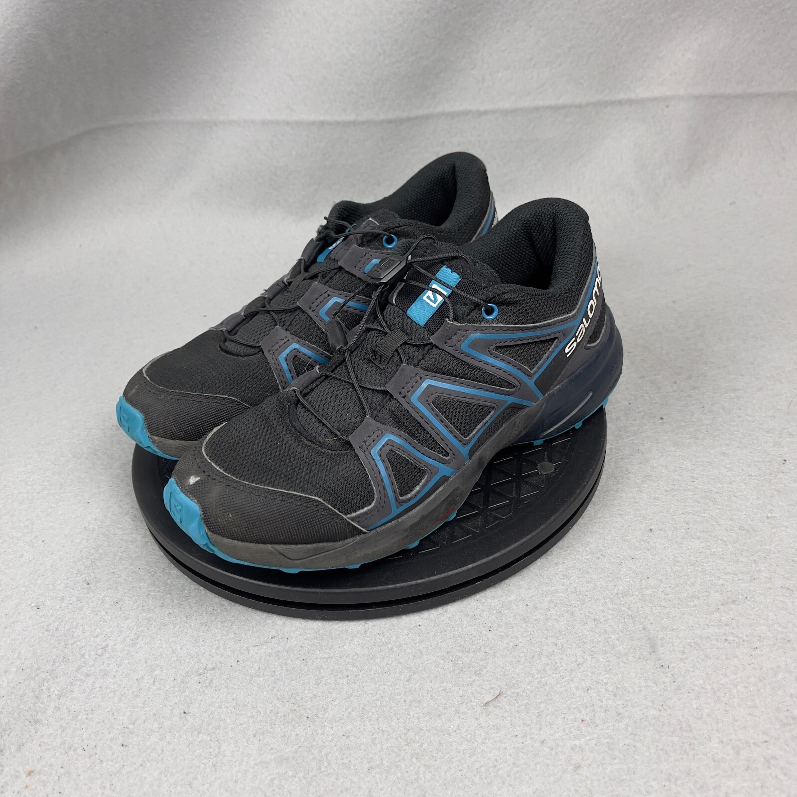Scarpa SALOMON SPEEDCROSS trail running escursionismo nero blu donna taglia 5