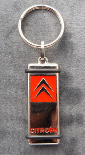 Porte-clés émaillé vintage, CITROËN.