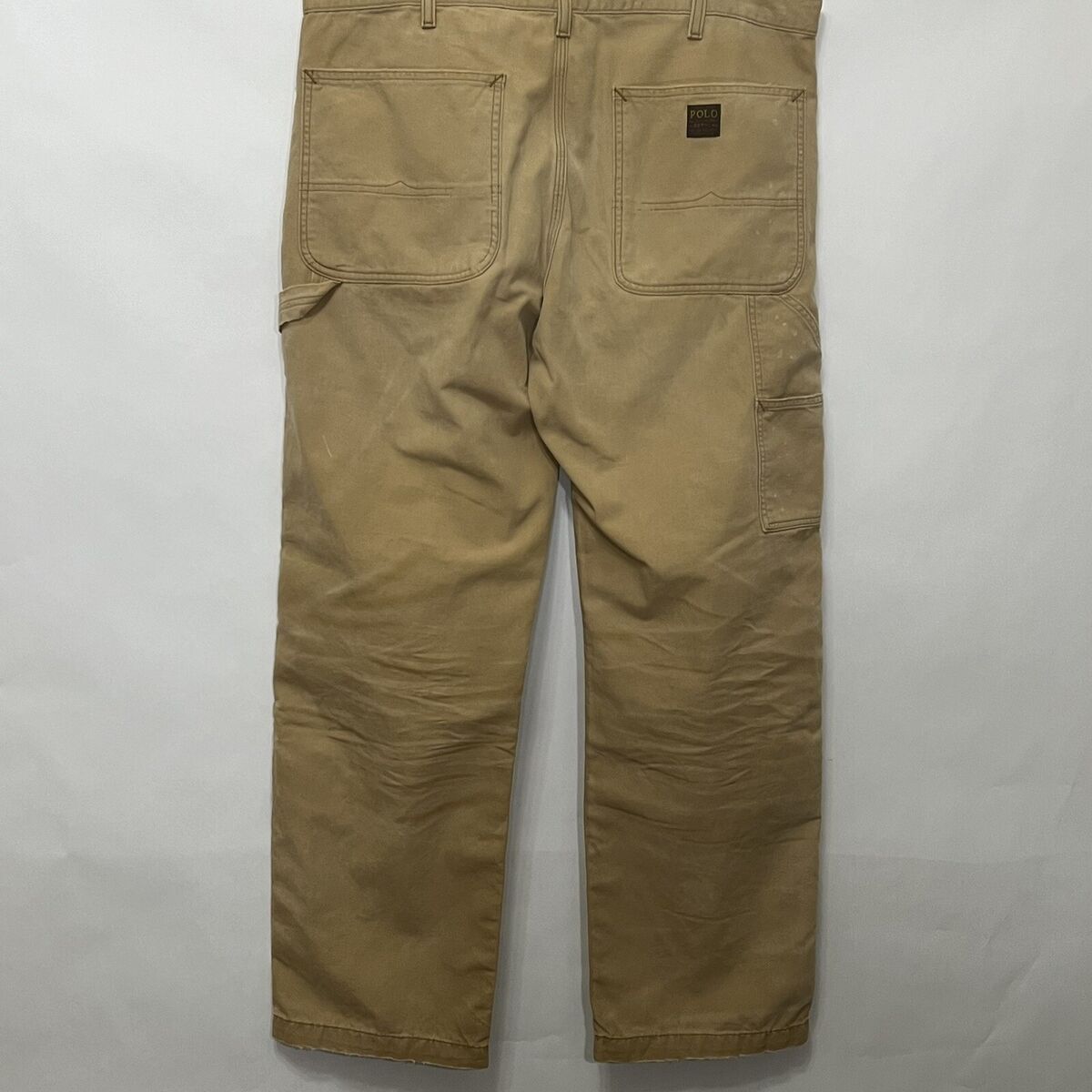 Polo Ralph Lauren Khaki Voyager Paint Splatter Carpenter Polo Ralph Lauren Khaki Voyager Paint Splatter Carpenter
