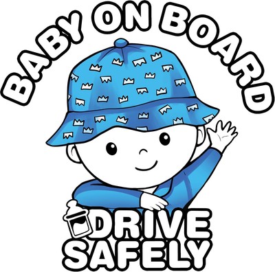 6 Pieces (2 Stickers Plus 4 Reflective Warning Open Door Sign), High Boy 