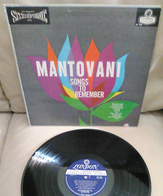 Mantovani Songs to Remember Vinyl LP Record Album