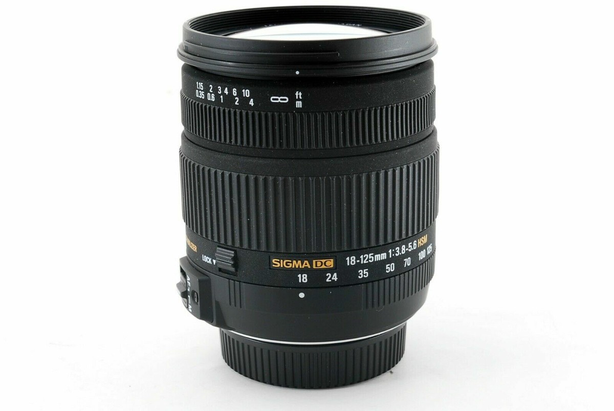 Sigma 18-125mm f/3.5-5.6 AF DC OS HSM Lens f. Nikon digital
