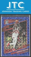 2021-22 Donruss Optic Pascal Siakam Blue Velocity Toronto Raptors
