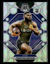 Trenton Simpson 2023 Panini Mosaic #367 Silver Baltimore Ravens