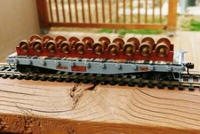 Wheel Car Rack for Flat Car or Gondola - HO Scale - 1:87 - RACK ONLY - SEE DESC!