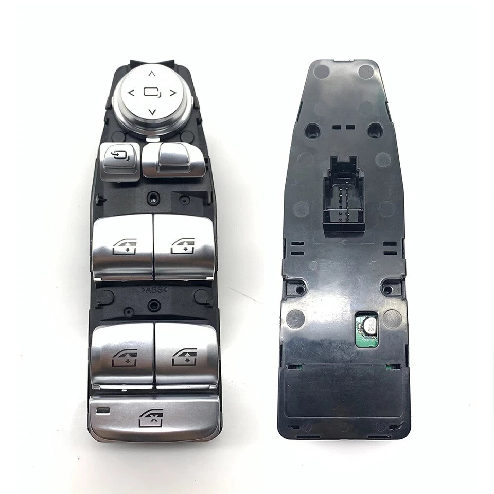 Front Left Door Window Lift Switch Panel For BMW G20 G21 G30 G31 G01 G02 Chrome - Image 2 of 4