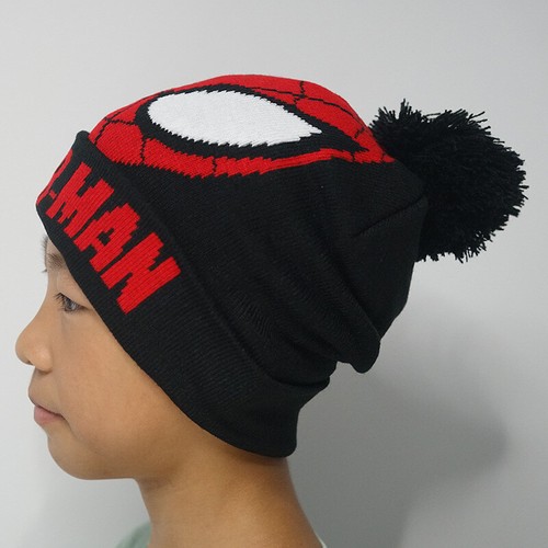 Spiderman knit Cap Gloves Set Scarves Warm Winter Plush Beanie Hat kids gift - Picture 4 of 22
