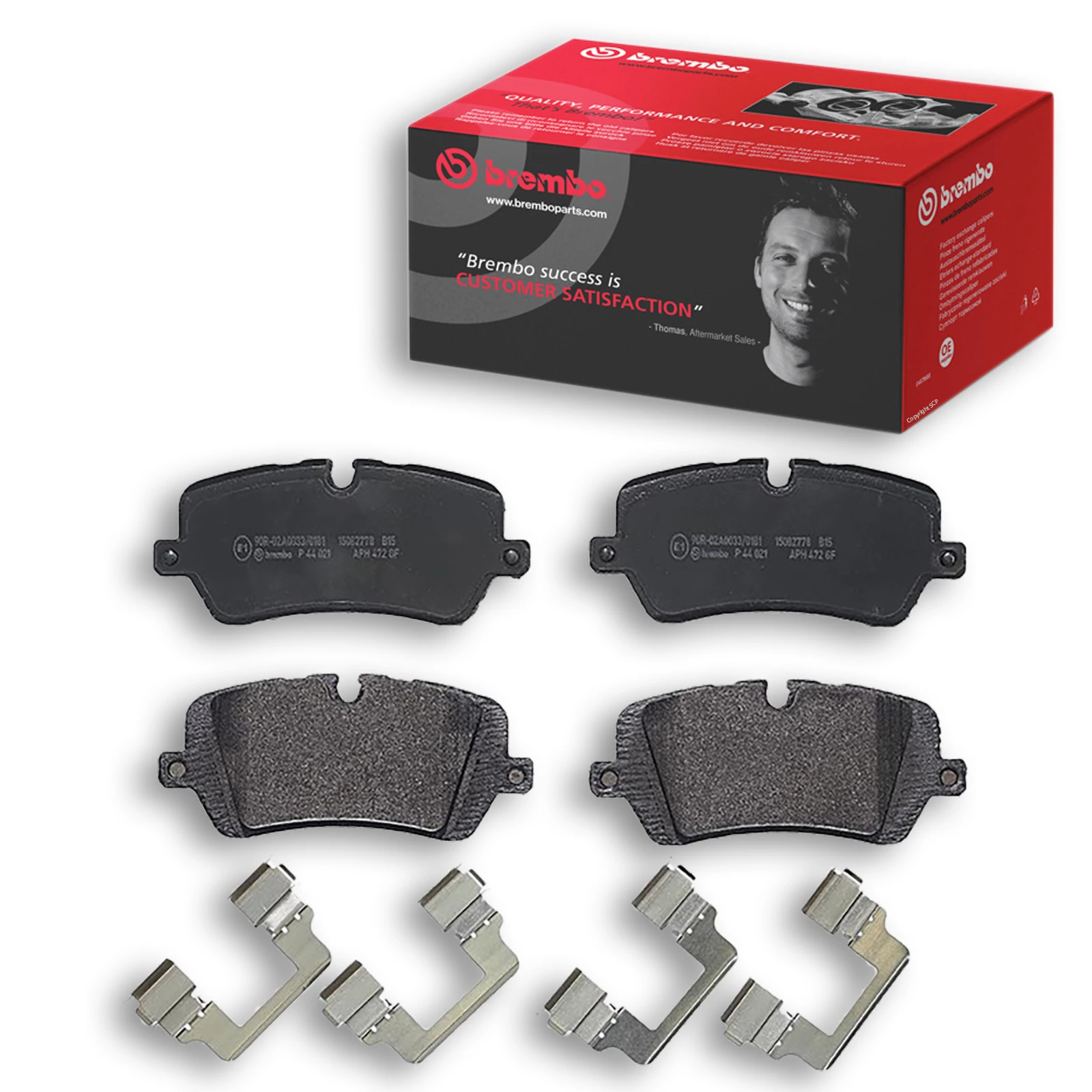Brembo P44021 Prime Brake Pad Set - Image 45