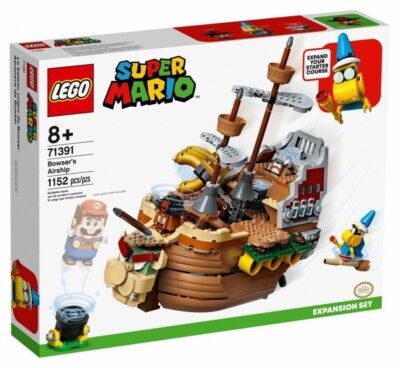   Lego Super Mario 71391 Bowser s Airship Expansion Set Building Kit 1152 Pcs   