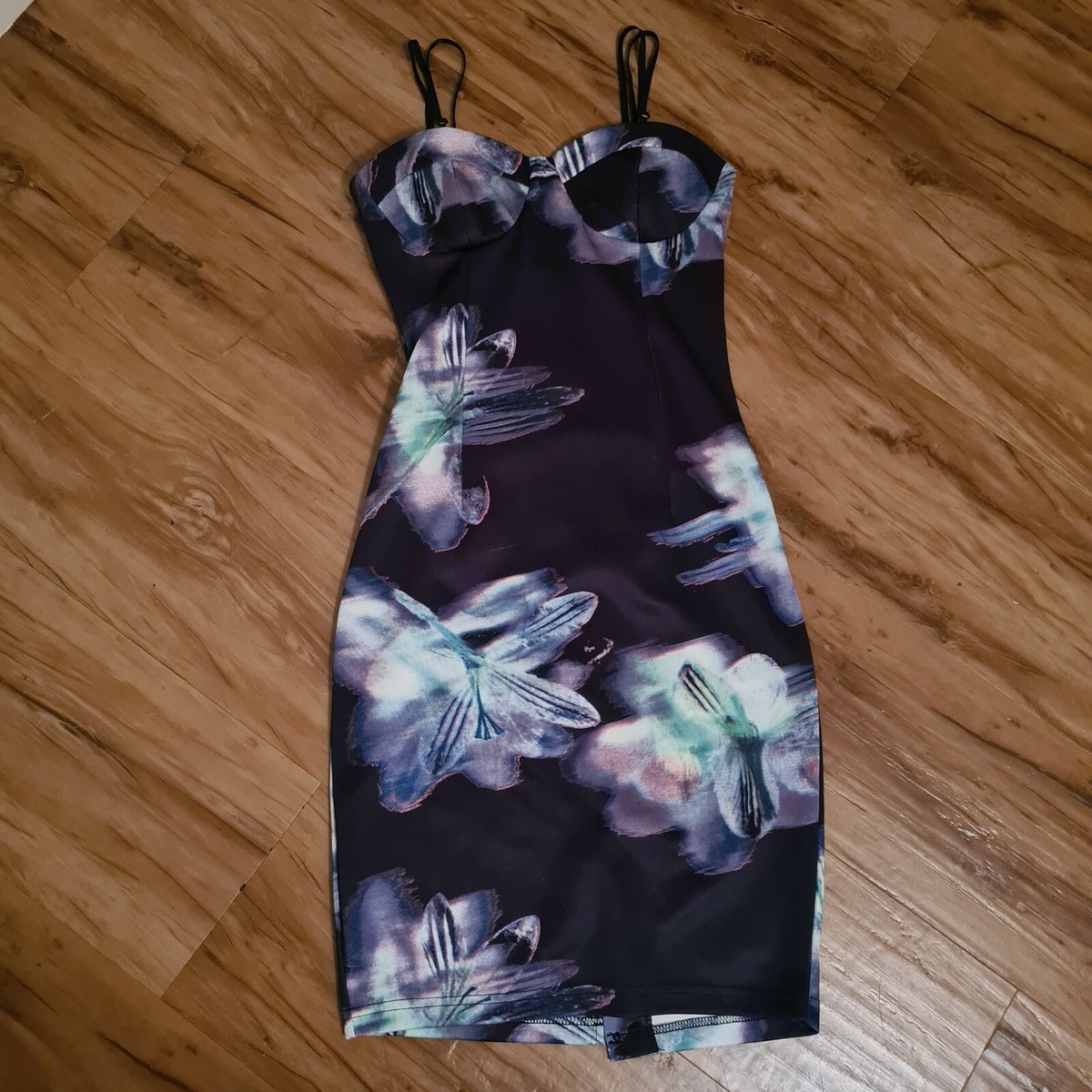 Lioness XS Navy Blue Summer Floral Dress | Maxi Bodycon Dress | Formal Dress | eBay Lioness XS Navy Blue Summer Floral Dress | Maxi Bodycon Dress | Formal Dress | eBay