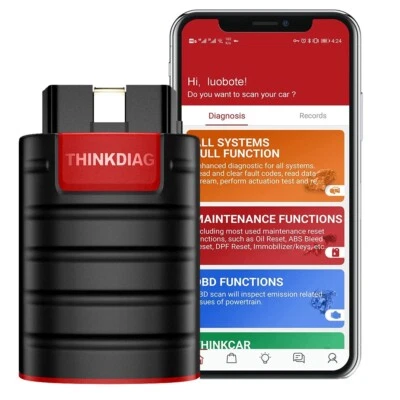 THINKCAR Thinkdiag Bi-directional Full System Free OBD2 Scanner Diagnostic Tool