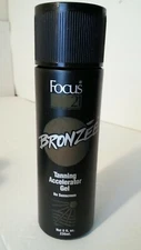 Lot Of 2 Focus 21 Bronzee tanning accelerator gel 8 oz