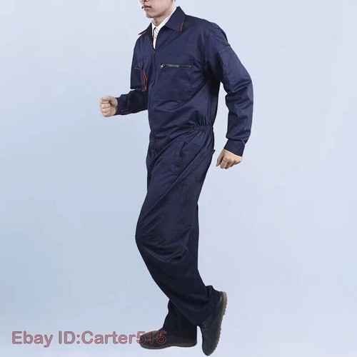 Work Overall Uniform Men Women Working Coveralls Welding Car Workshop Clothes - Picture 4 of 31