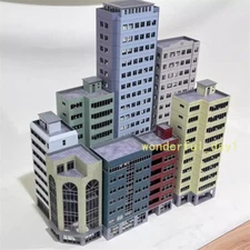 1/87 HO Scale Buildings City Scene Model Train Railway Office Model Kit Toys