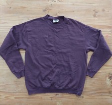 VTG Lee Brand Heavyweight Mens Pullover Sweatshirt Size Medium Purple USA Made