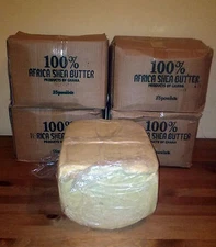 5 LBS Raw SHEA BUTTER Unrefined Organic White Ivory Pure Premium Quality 