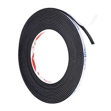 5m/16.4ft Sealing Foam Tape 2 Rolls 5mm Wide 2mm Thick Single Sided Weather S...