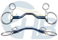 Blue Sweet Iron Baucher Bit with ported mouth sizes 4.50